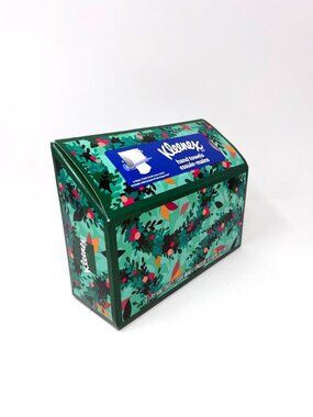 Kleenex Hand Towels Holiday Holly & Ivy Decor 55 1-Ply Sheets Hygienic